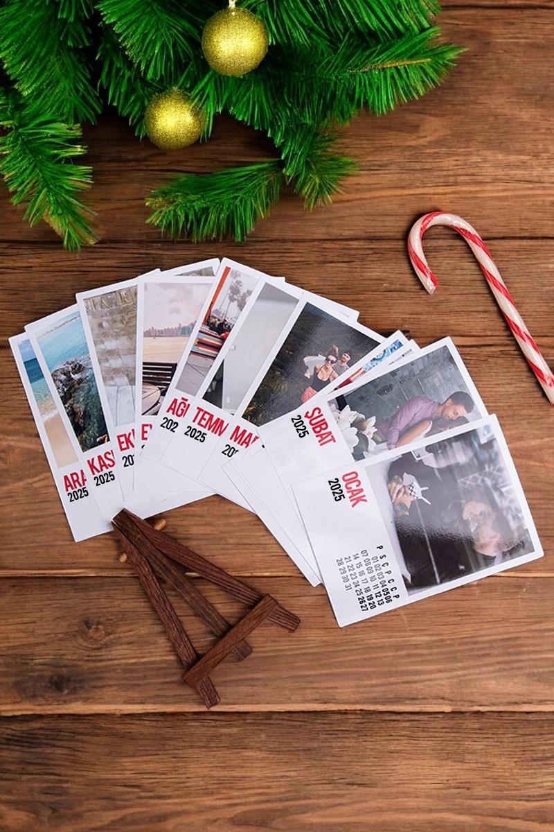 Kişiye Özel Fotoğraflı Masa Takvimi
