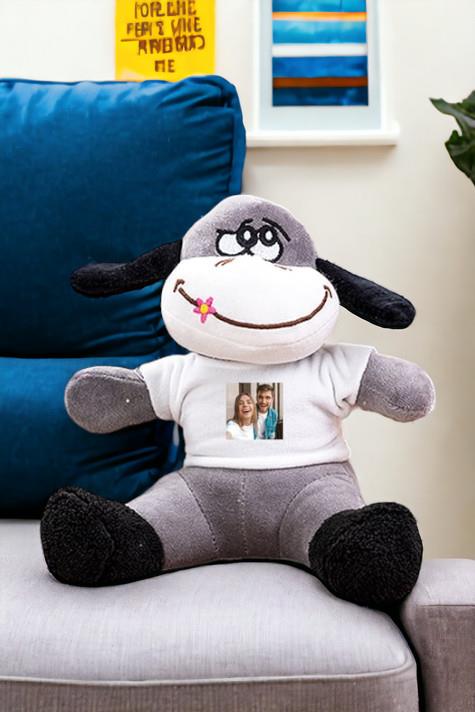 Kişiye Özel Fotoğraflı Peluş Eşek