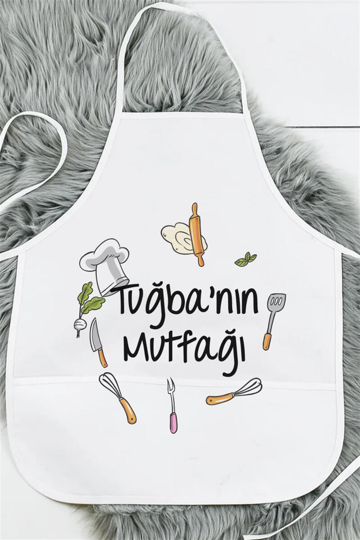 Kişiye Özel İsim Yazılı Mutfak Önlüğü
