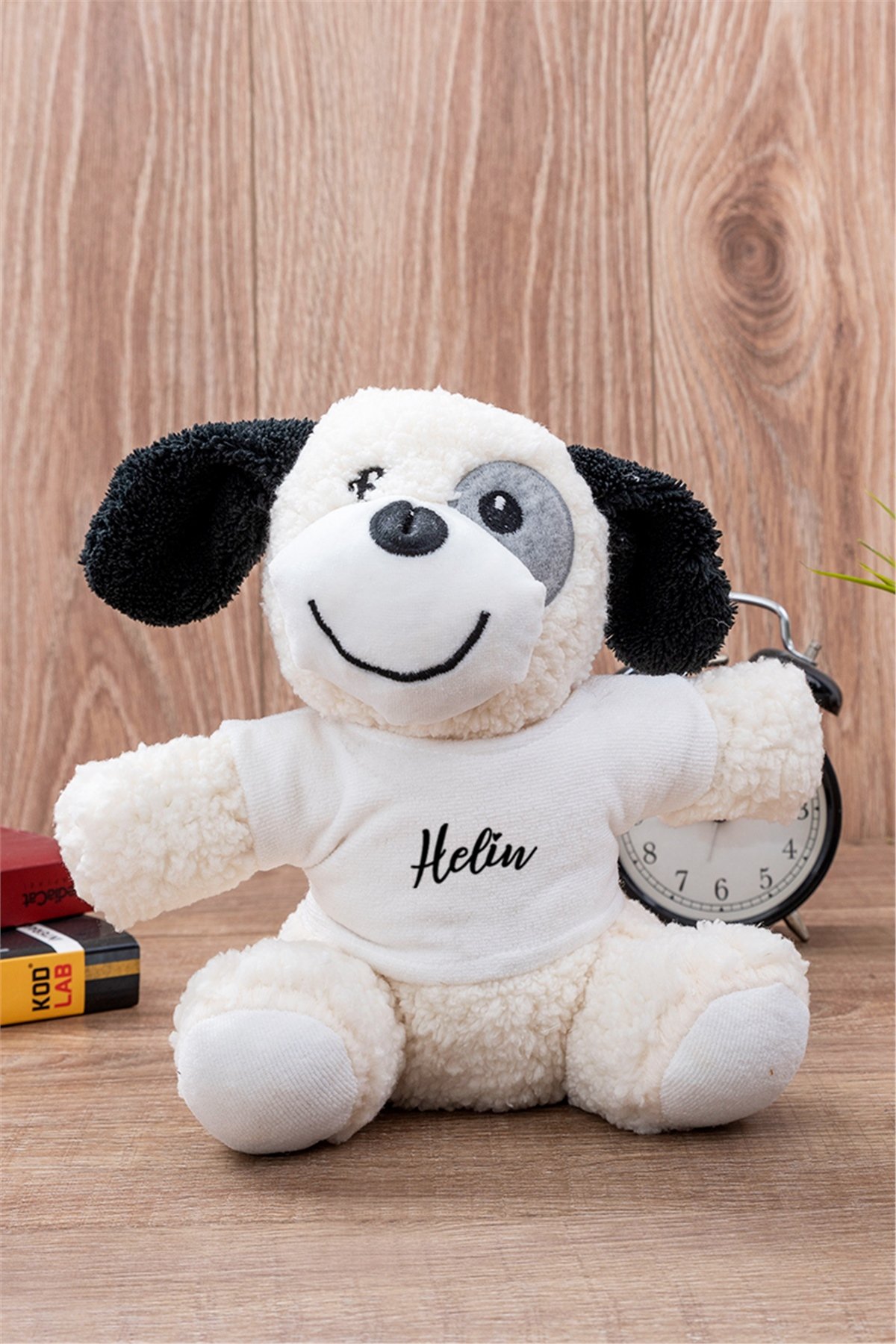 Kişiye Özel İsim Yazılı Peluş Köpek