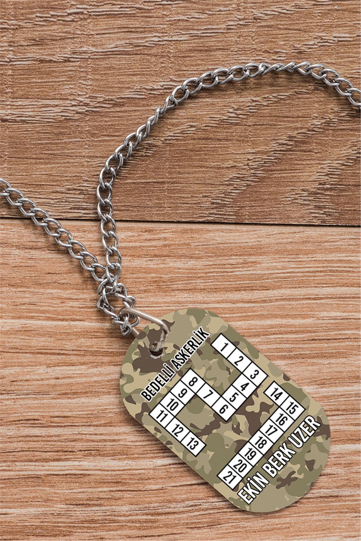 Kişiye Özel İsimli Bedelli Askerlik Künyesi