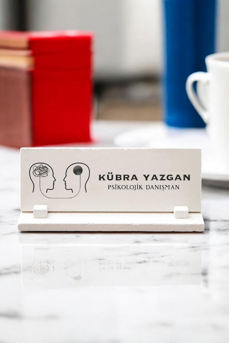 Kişiye Özel Psikolojik Danışman Masa İsimliği