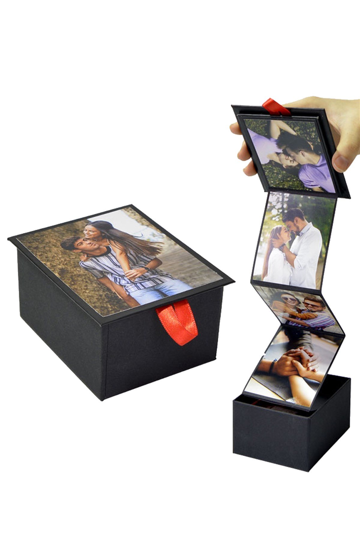 Kişiye Özel Sürpriz Akordiyon Fotoğraf Kutusu