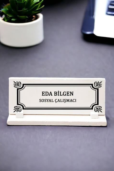 Kişiye Özel Taş Masa İsimliği