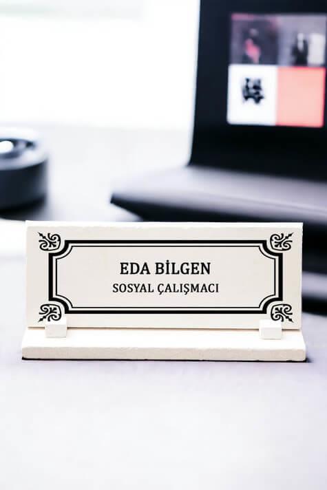 Kişiye Özel Taş Masa İsimliği