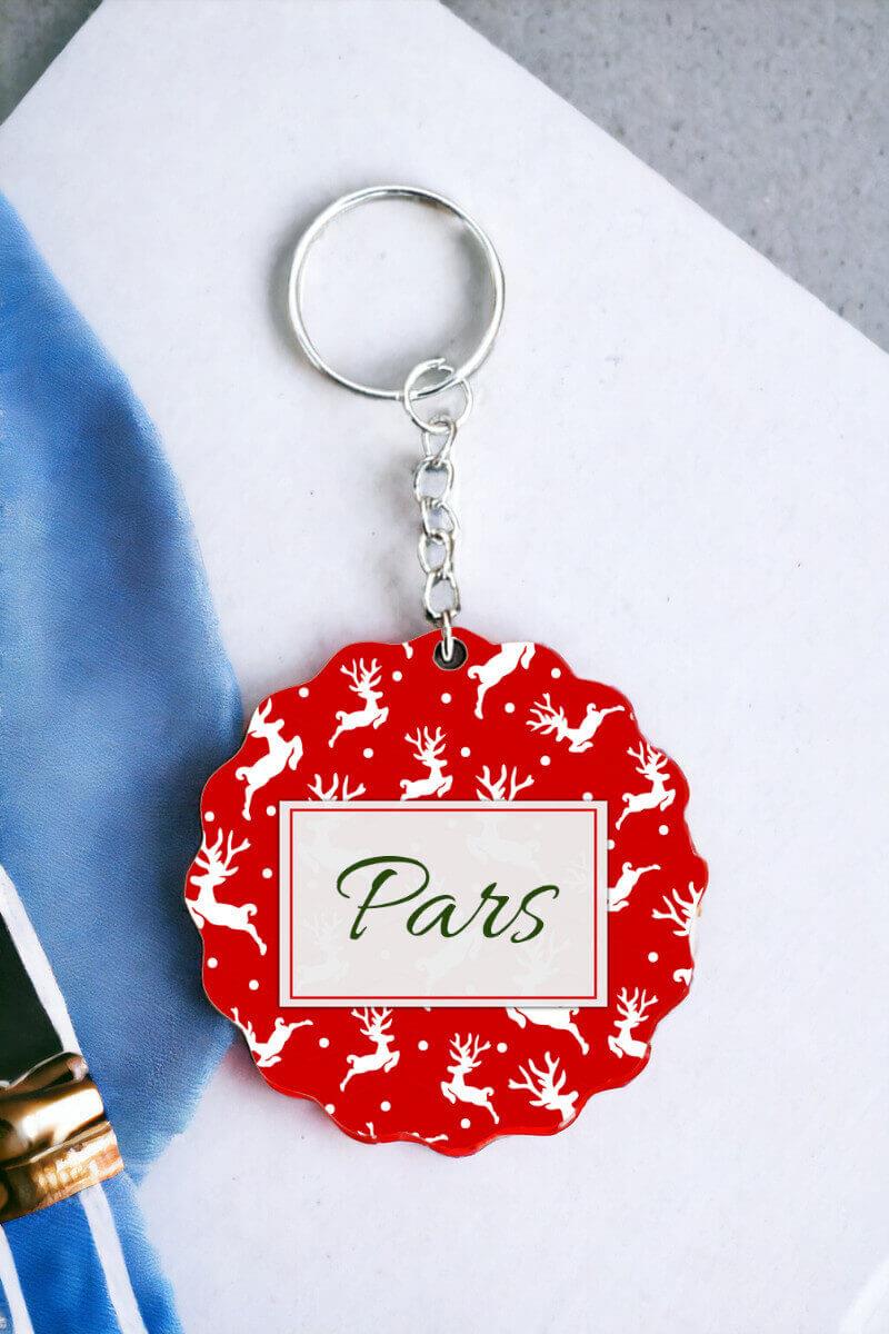 Kişiye Özel Yeni Yıl Hediyesi İsme İsimli Anahtarlık