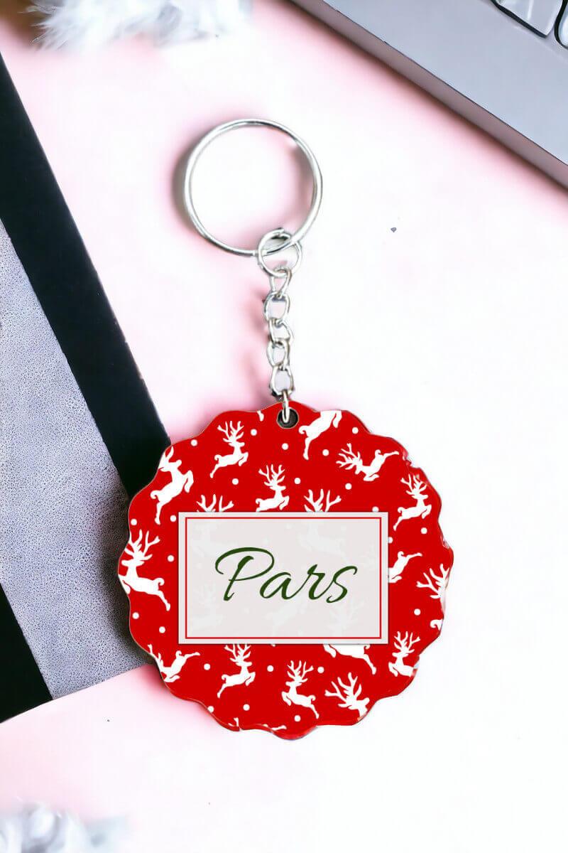 Kişiye Özel Yeni Yıl Hediyesi İsme İsimli Anahtarlık