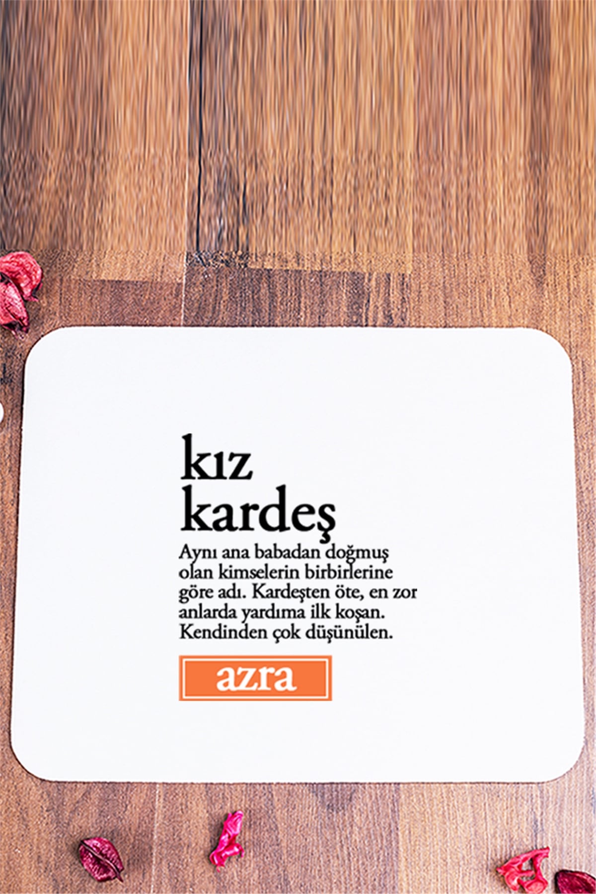 Kız kardeş Kelime Anlamı Mouse Pad