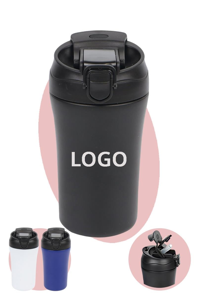 Logo Baskılı 480 ml Promosyon Çelik Termos Bardak 9653-PETK