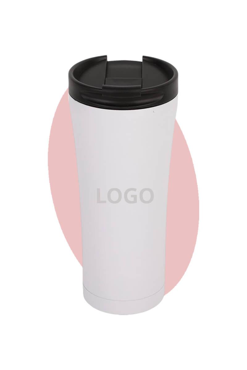 Logo Baskılı 500ml Çelik Termos Bardak 4353-PETK