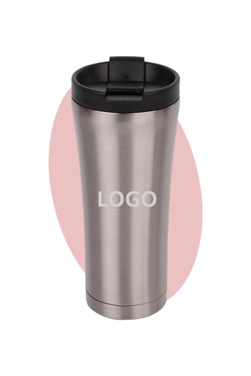 Logo Baskılı 500ml Çelik Termos Bardak 4353-PETK