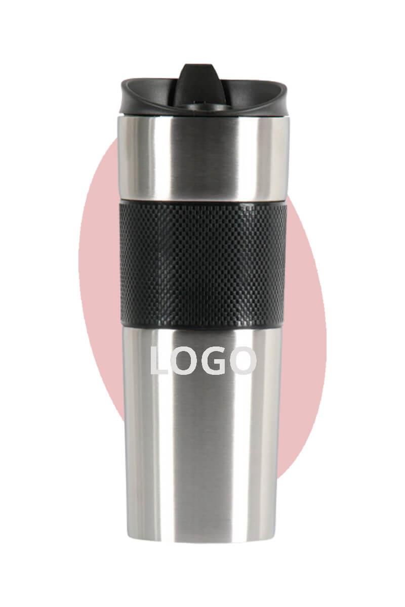 Logo Baskılı 500ml French Press Çelik Termos Bardak 4453-PETK