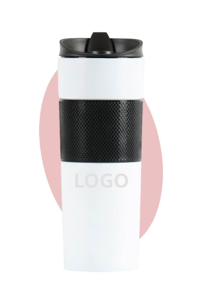 Logo Baskılı 500ml French Press Çelik Termos Bardak 4453-PETK