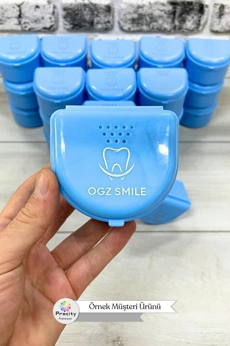 Logo Baskılı Diş Protez Kutusu