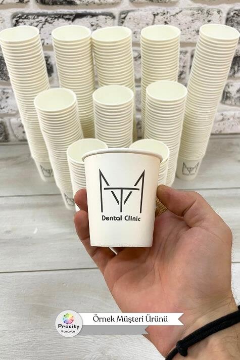 Logolu 7oz Single Wall Karton Bardak