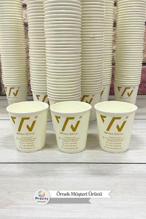 Logolu 7oz Single Wall Karton Bardak