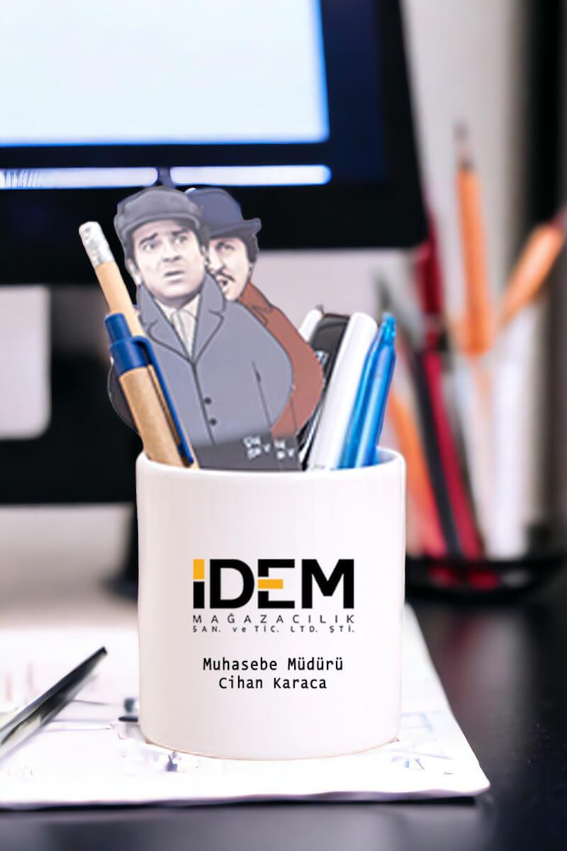 Logolu Seramik Kalemlik