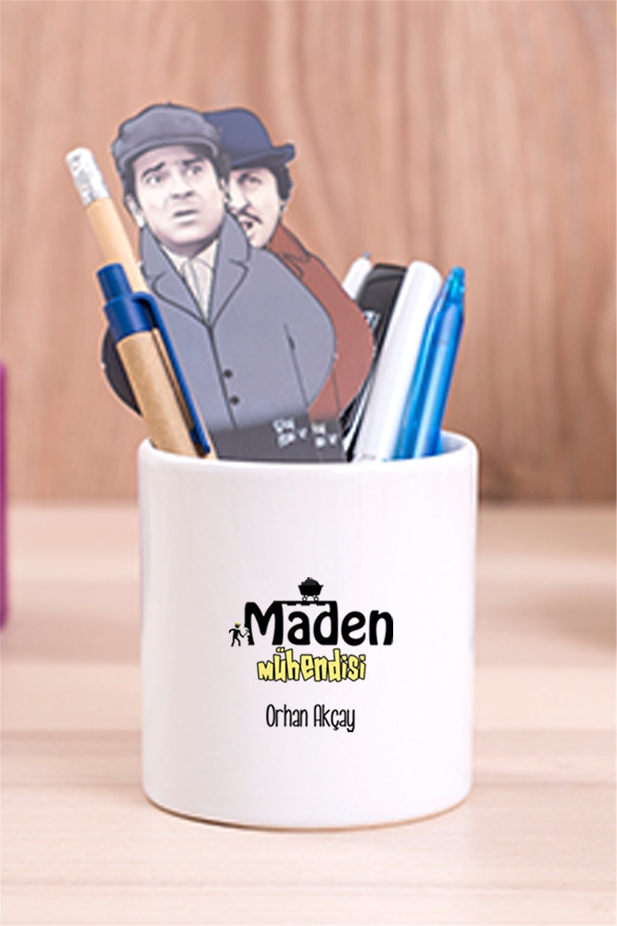 Maden Mühendisi Seramik Kalemlik
