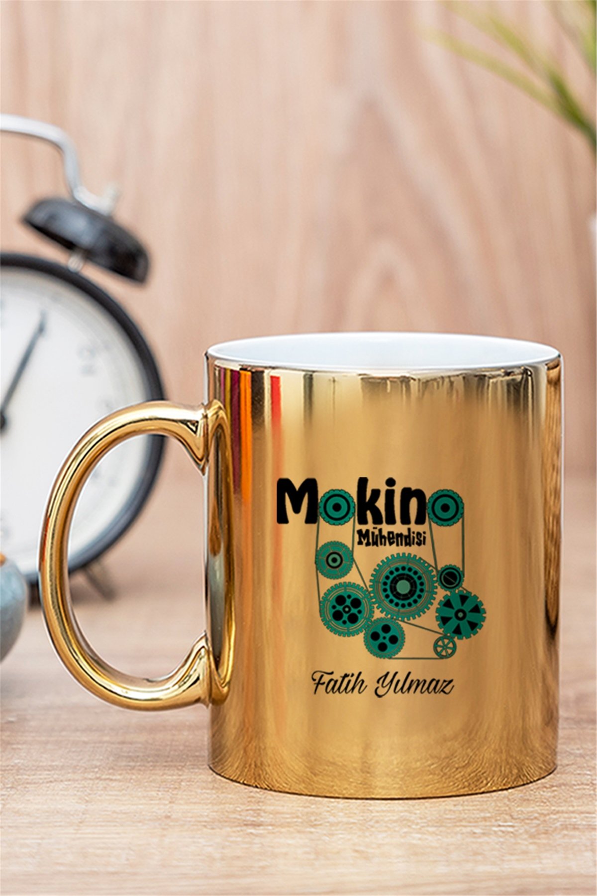 Makine Mühendisi Gold - Silver Kupa Bardak