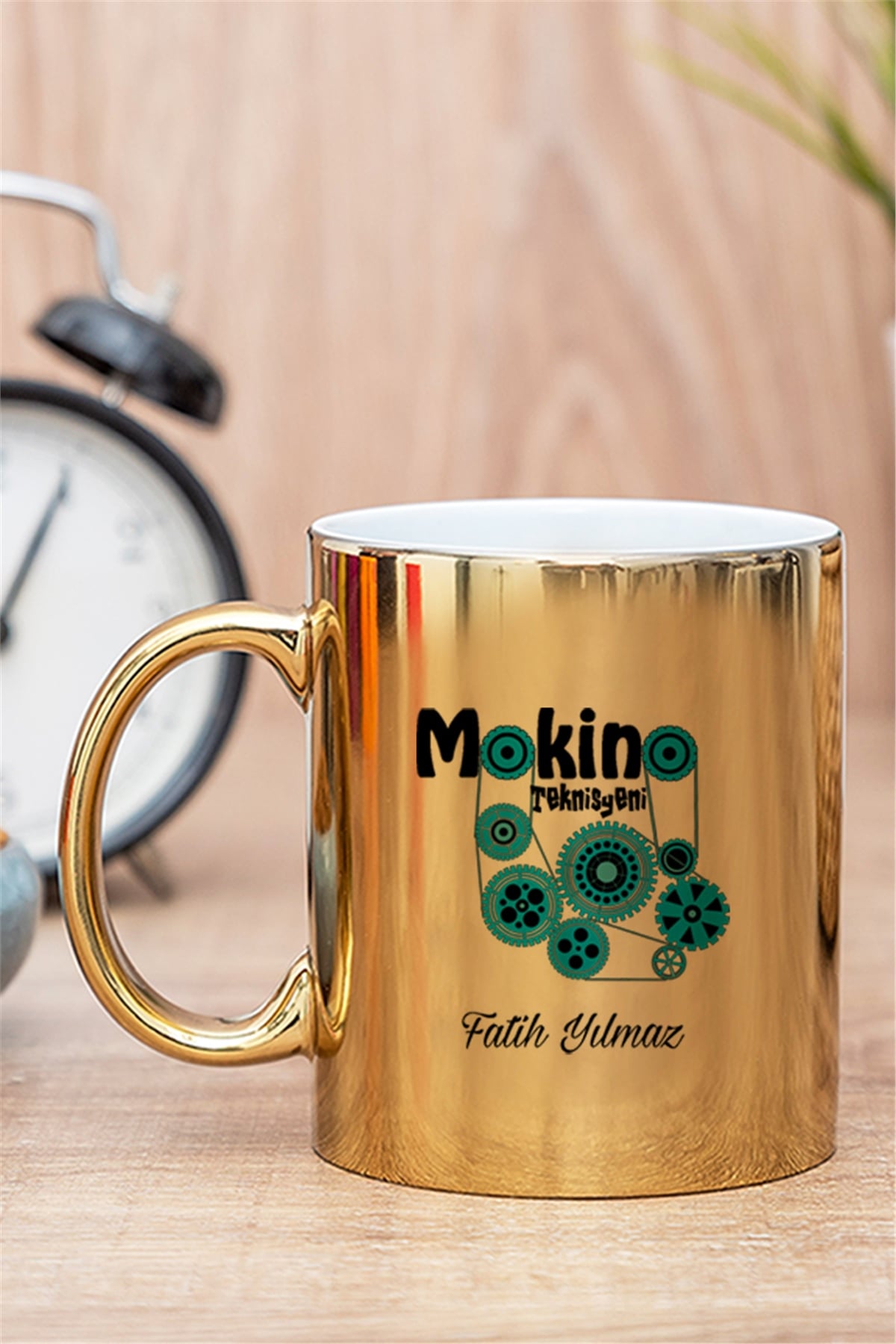 Makine Teknisyeni Gold - Silver Kupa Bardak