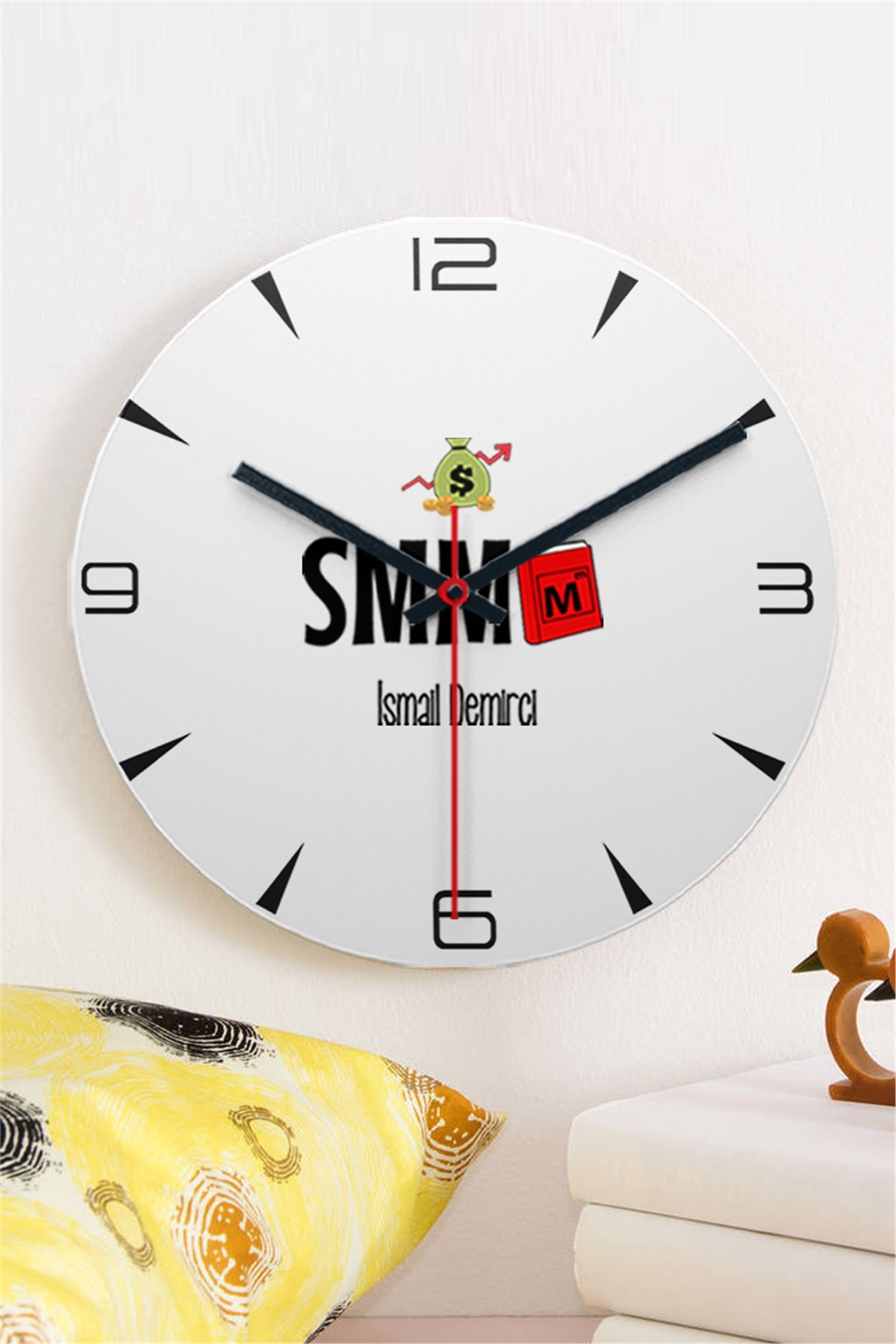 Mali Müşavir Ahşap Duvar Saati