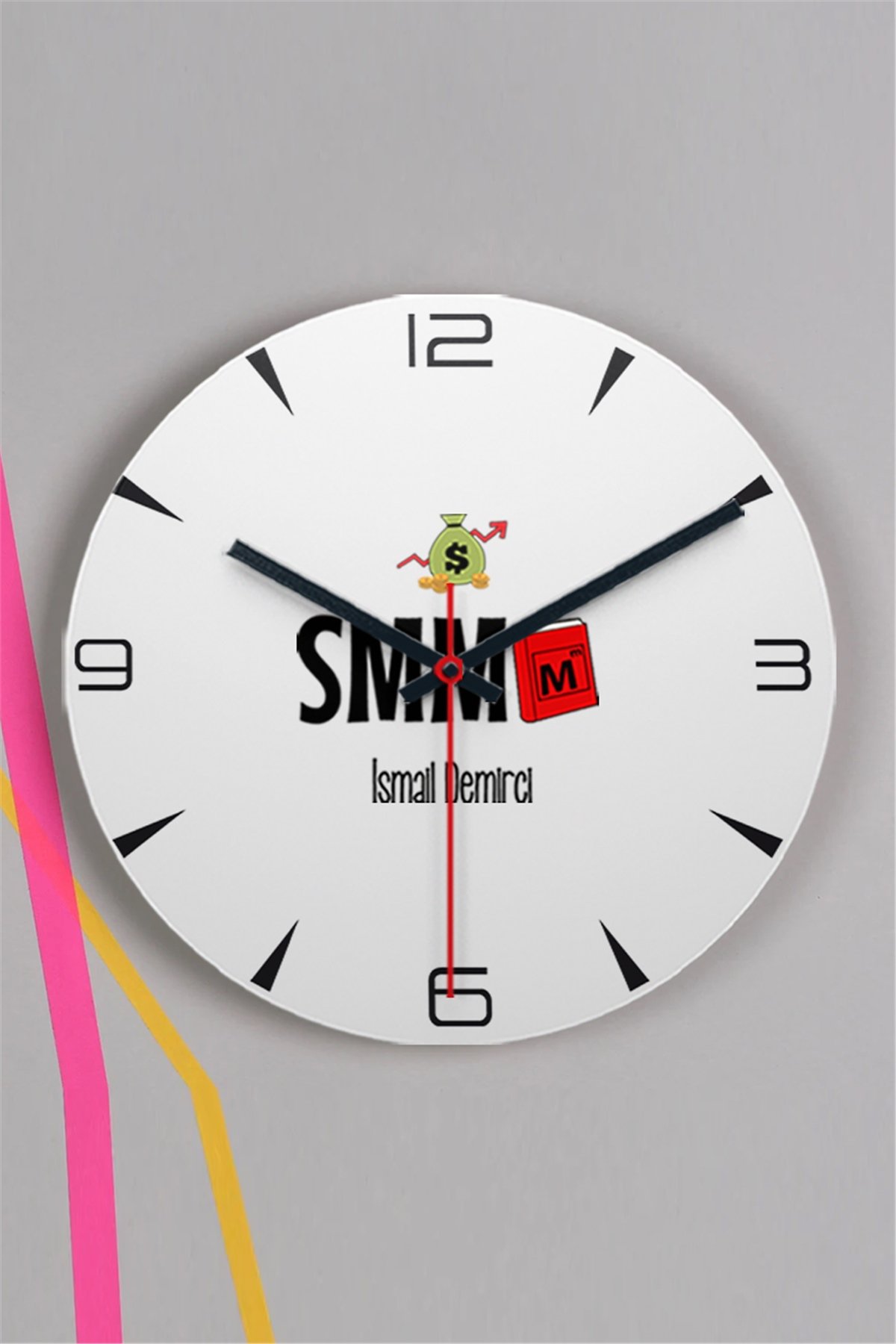 Mali Müşavir Ahşap Duvar Saati