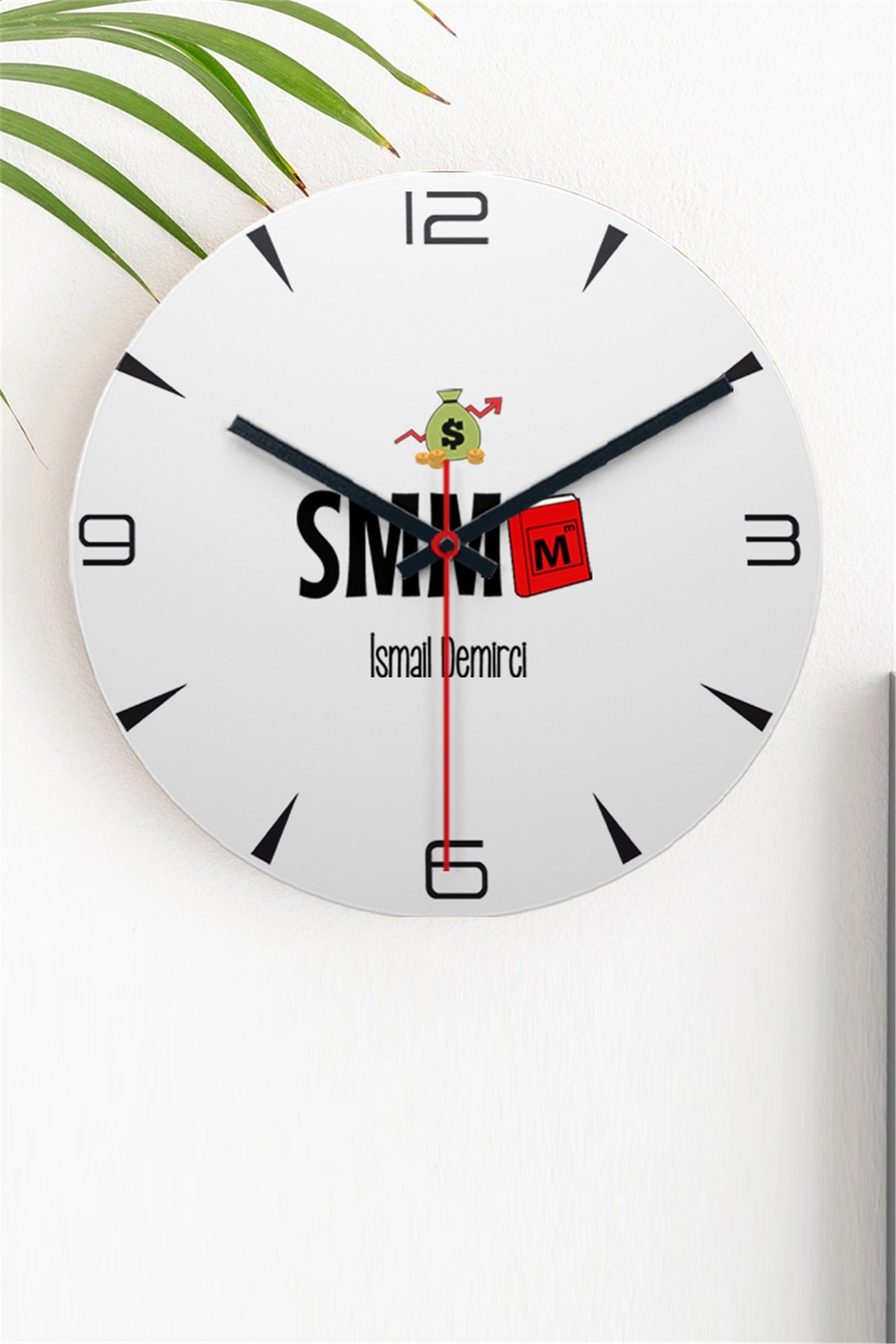 Mali Müşavir Ahşap Duvar Saati