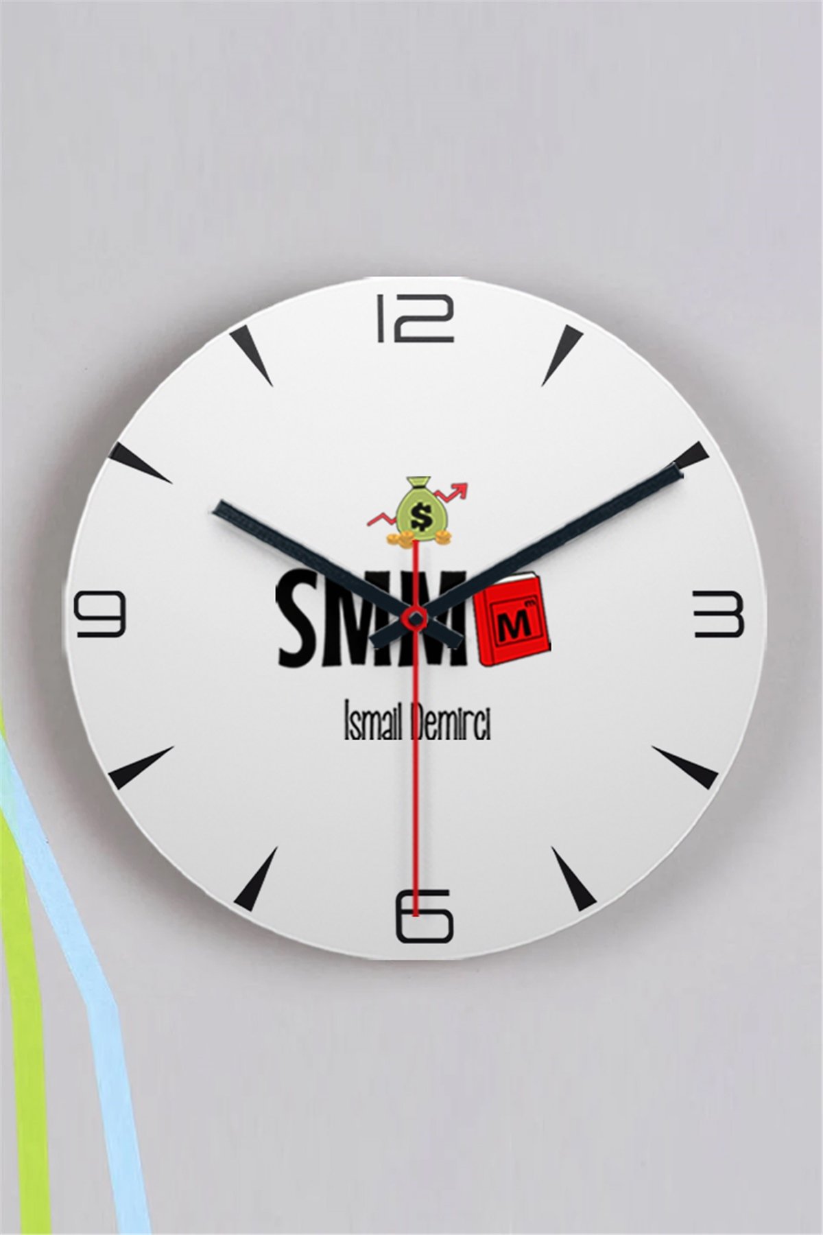 Mali Müşavir Ahşap Duvar Saati