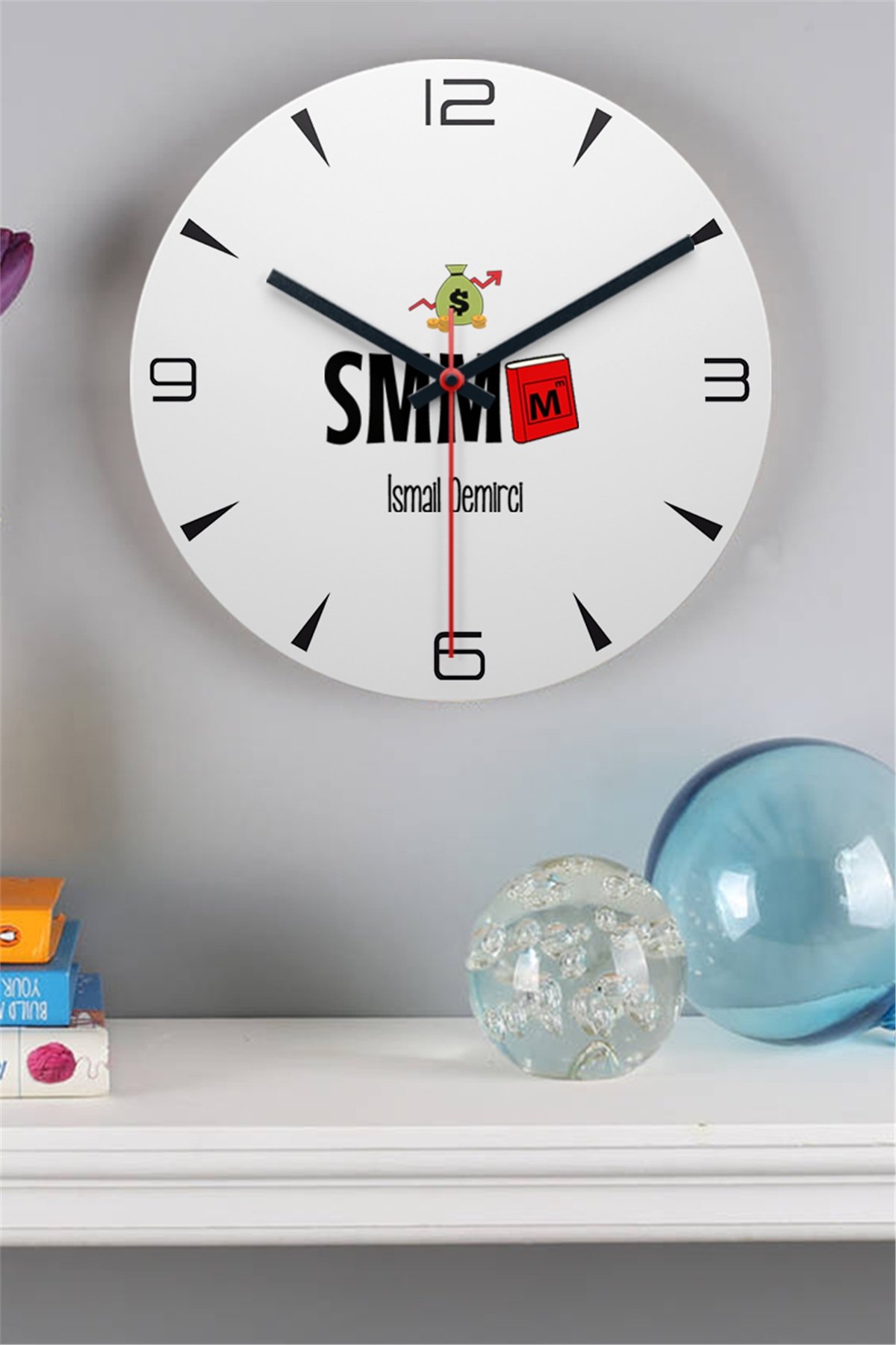 Mali Müşavir Ahşap Duvar Saati