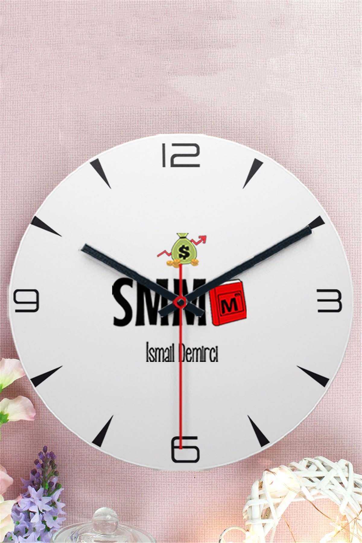 Mali Müşavir Ahşap Duvar Saati