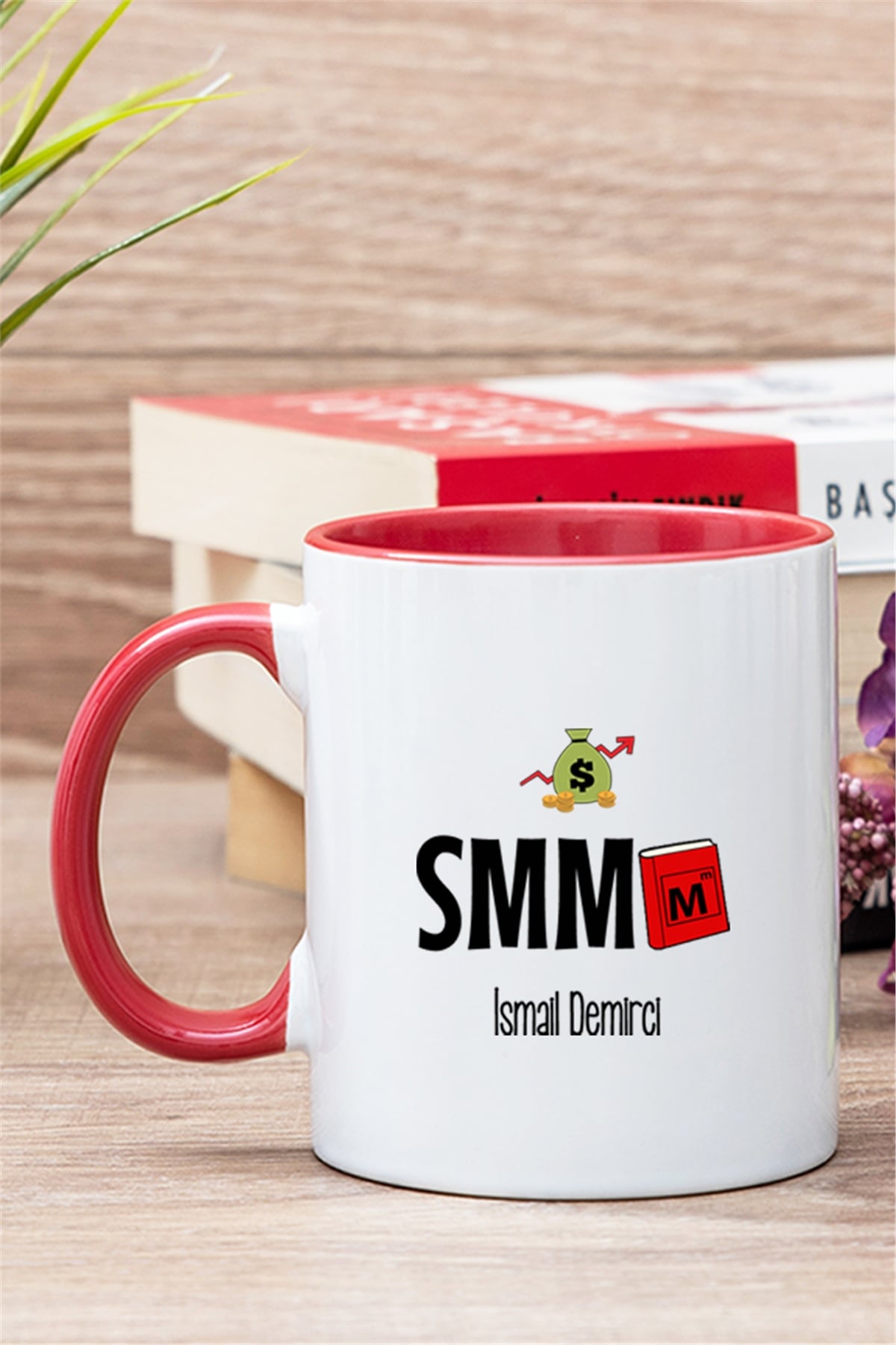 Mali Müşavir İçi Renkli Kupa Bardak