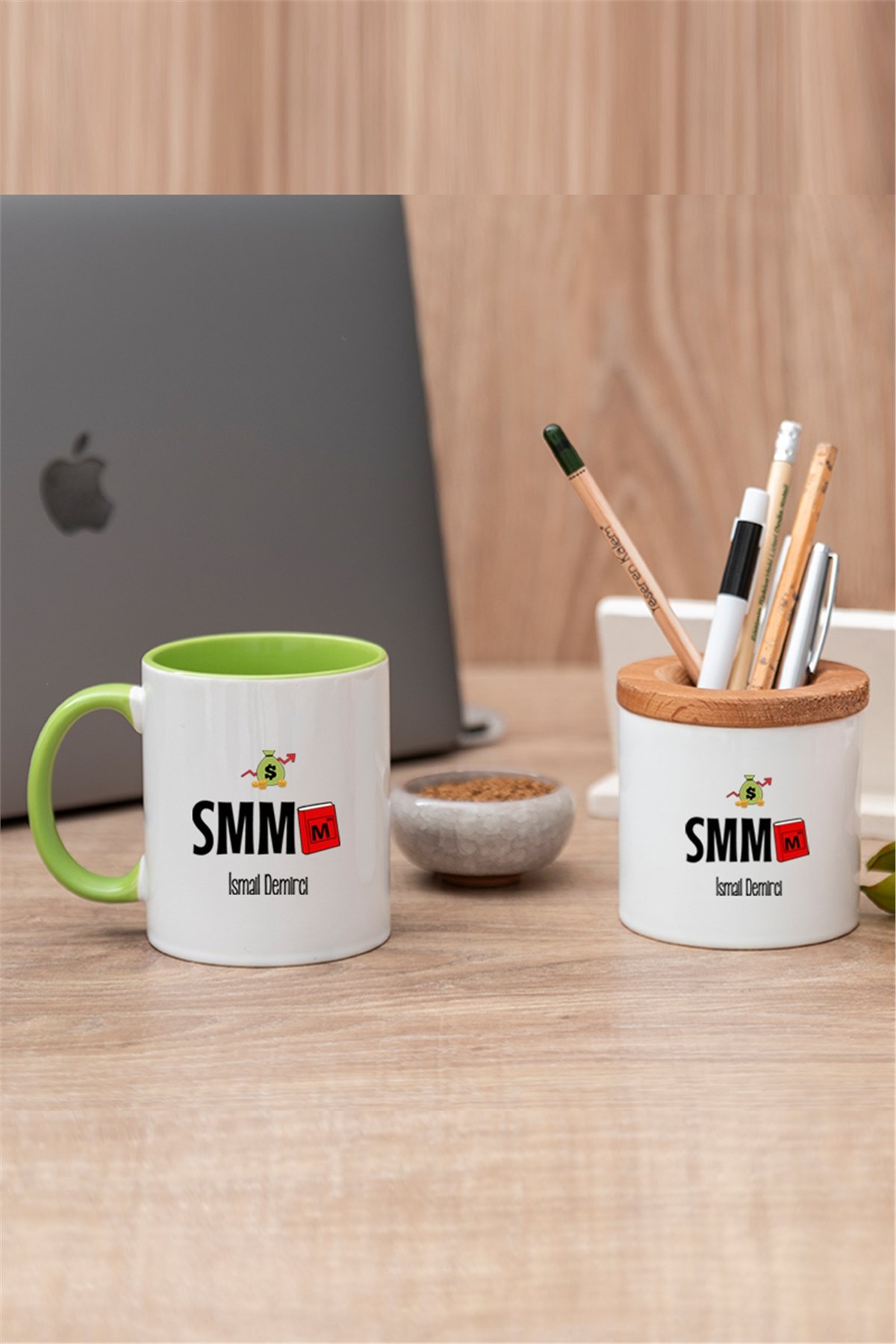 Mali Müşavir Renkli Kupa Bardak ve Kalemlik