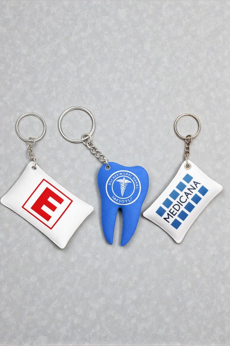 Medikal Sektöre Özel Promosyon Puf Anahtarlık