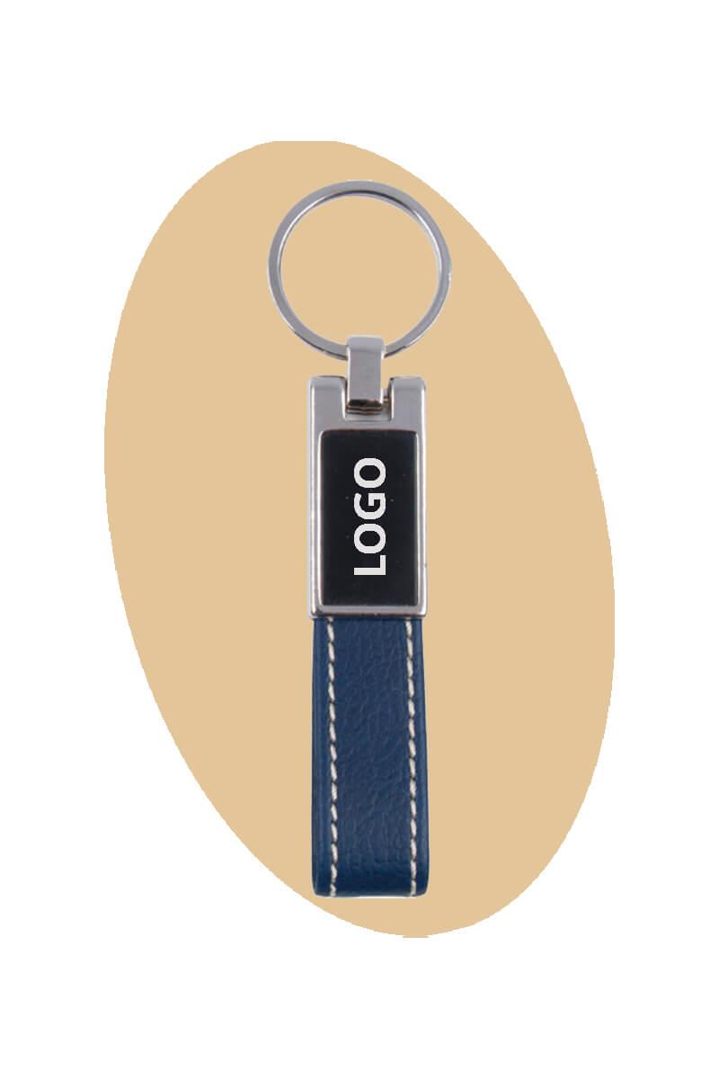 Metal Detaylı Deri Anahtarlık 5824-PETK