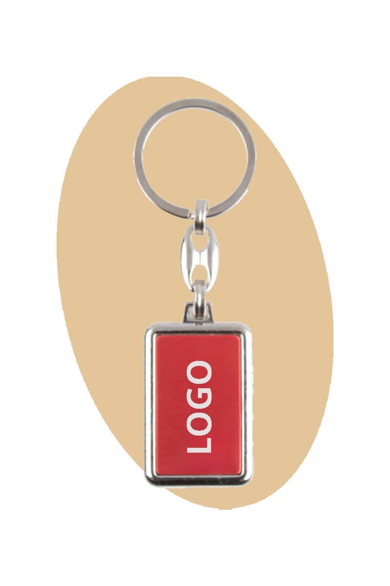 Metal Dikdörtgen Anahtarlık 0303-PETK