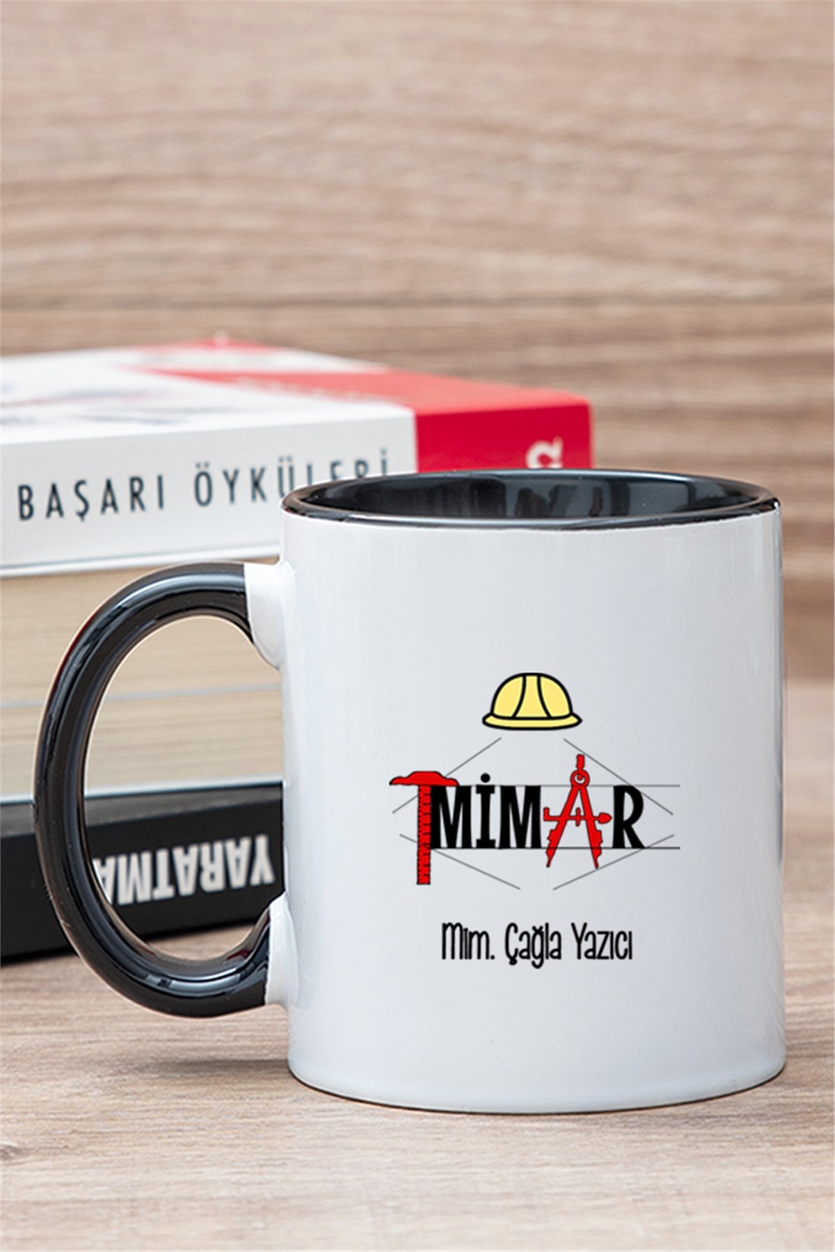 Mimar İçi Renkli Kupa Bardak