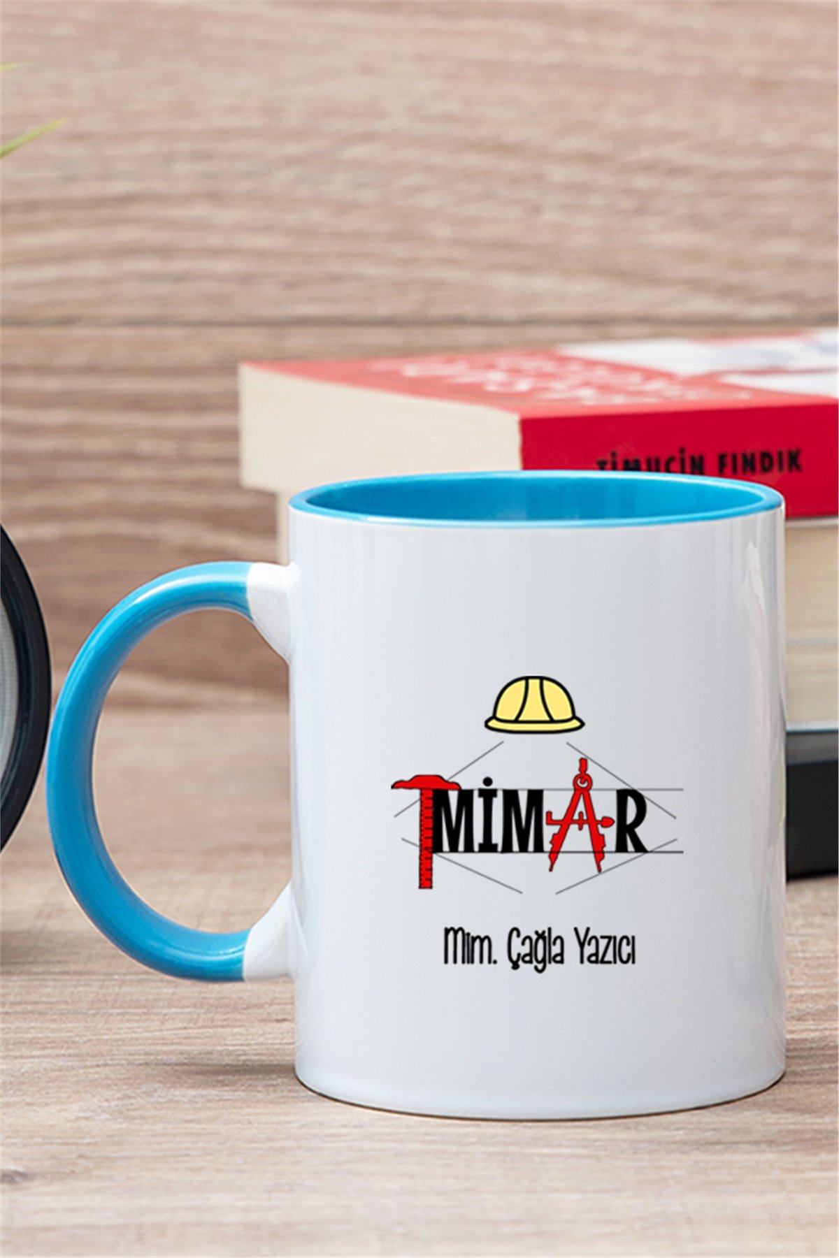 Mimar İçi Renkli Kupa Bardak