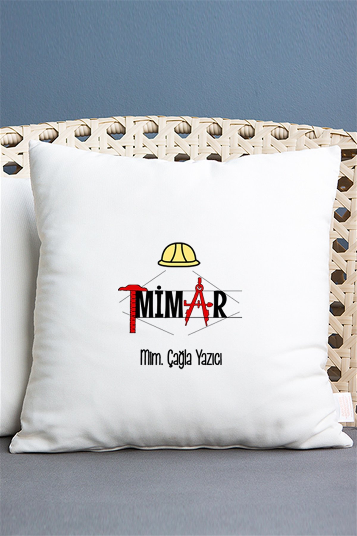 Mimar Saten Kare Yastık