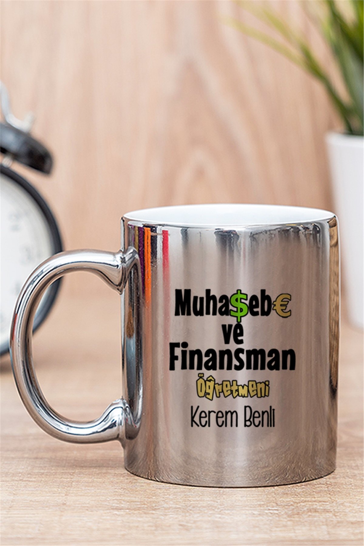 Muhasebe ve Finansman Öğretmeni Gold - Silver Kupa Bardak