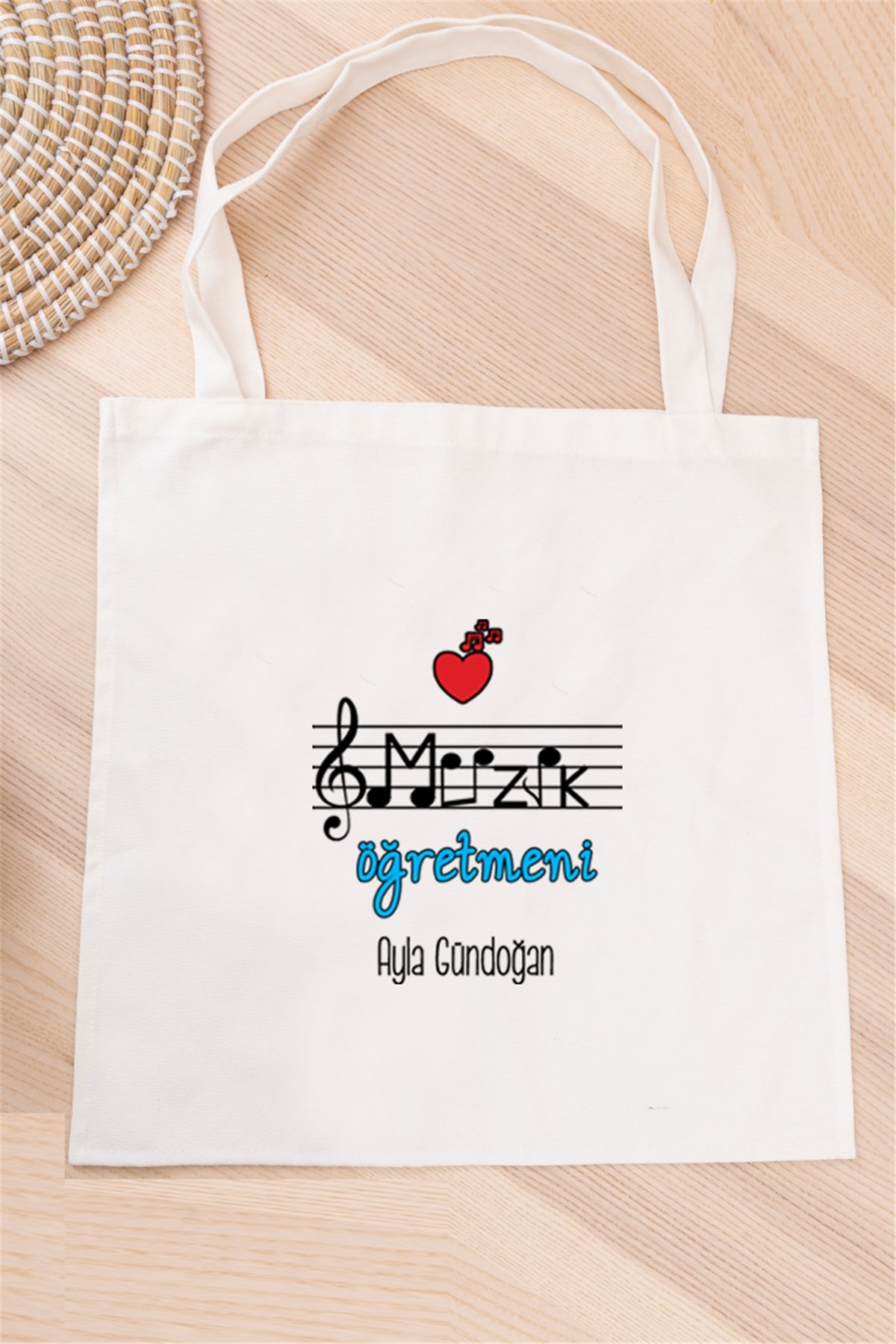 Müzik Öğretmeni Bez Çanta