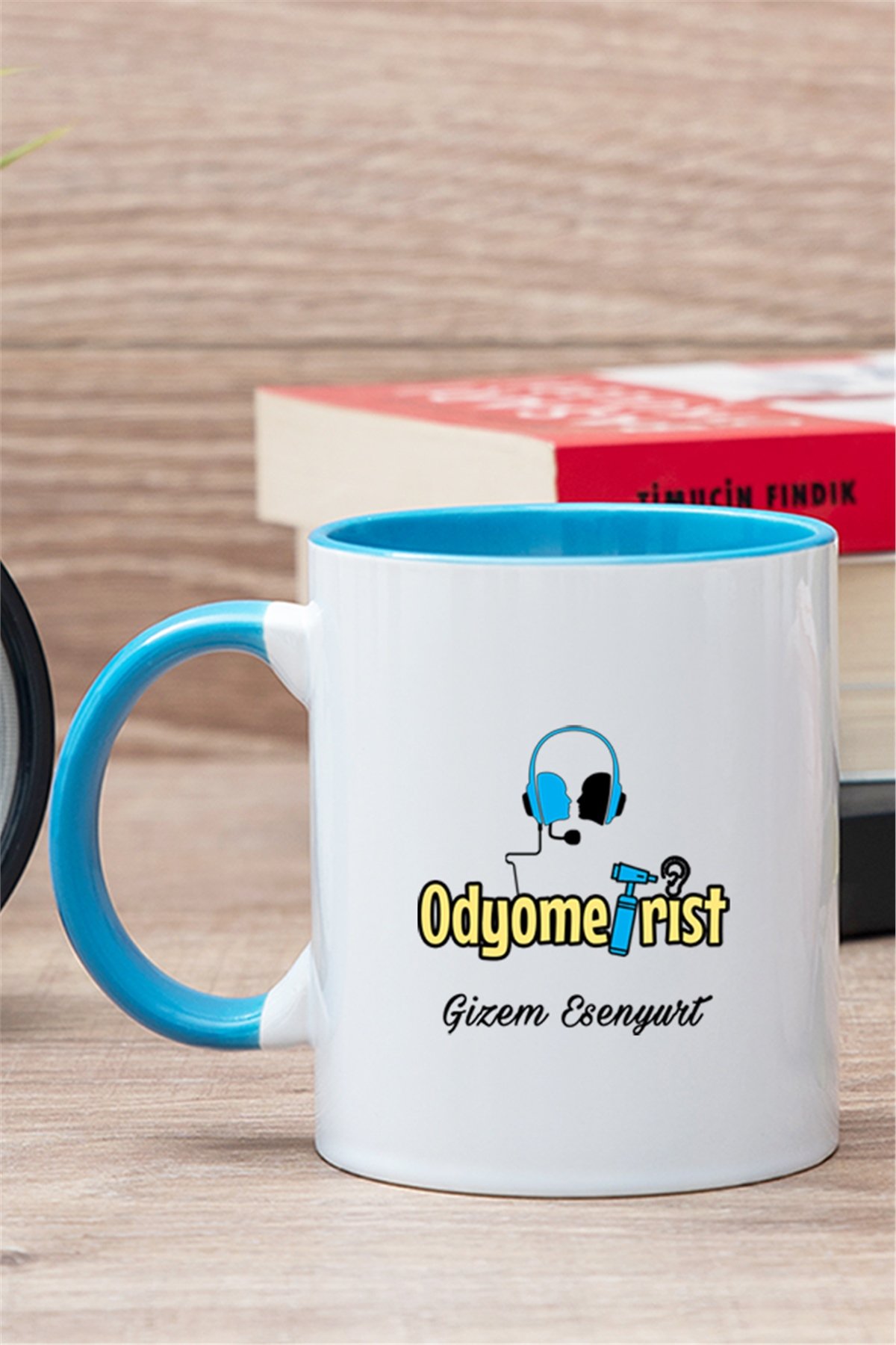 Odyometrist İçi Renkli Kupa Bardak