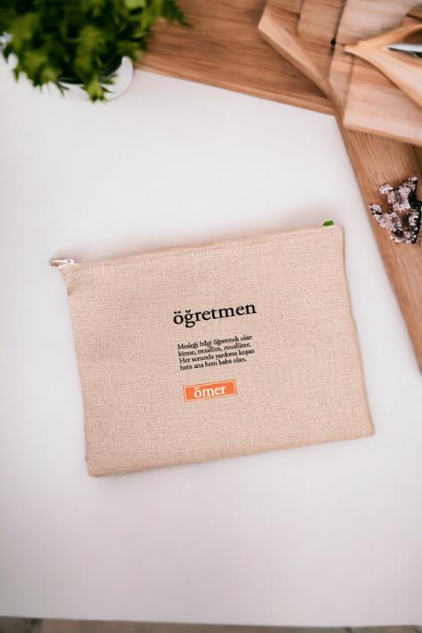Öğretmen Kelime Anlamı Keten Bez El Çantası