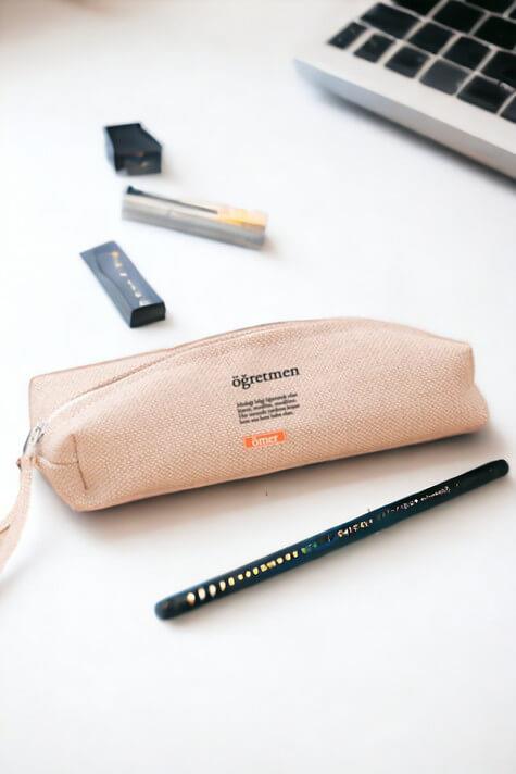 Öğretmen Kelime Anlamı Keten Bez Kalemlik