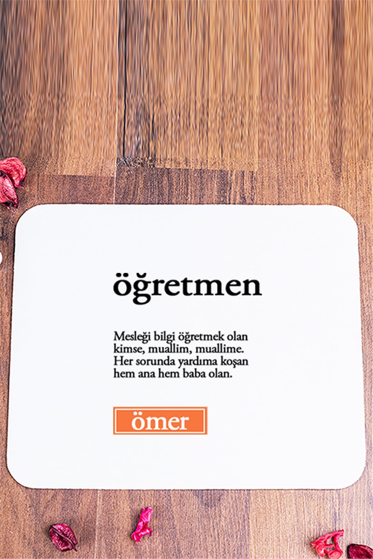 Öğretmen Kelime Anlamı Mouse Pad