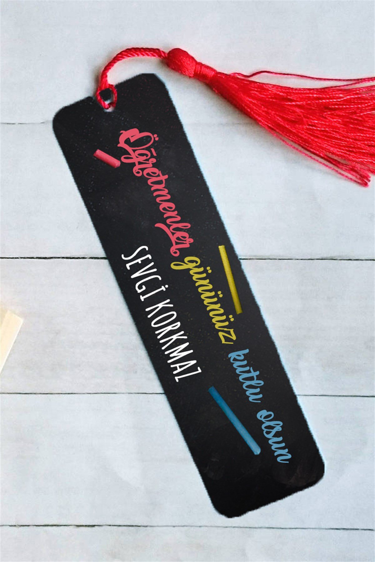 Öğretmen Metal Kitap Ayracı