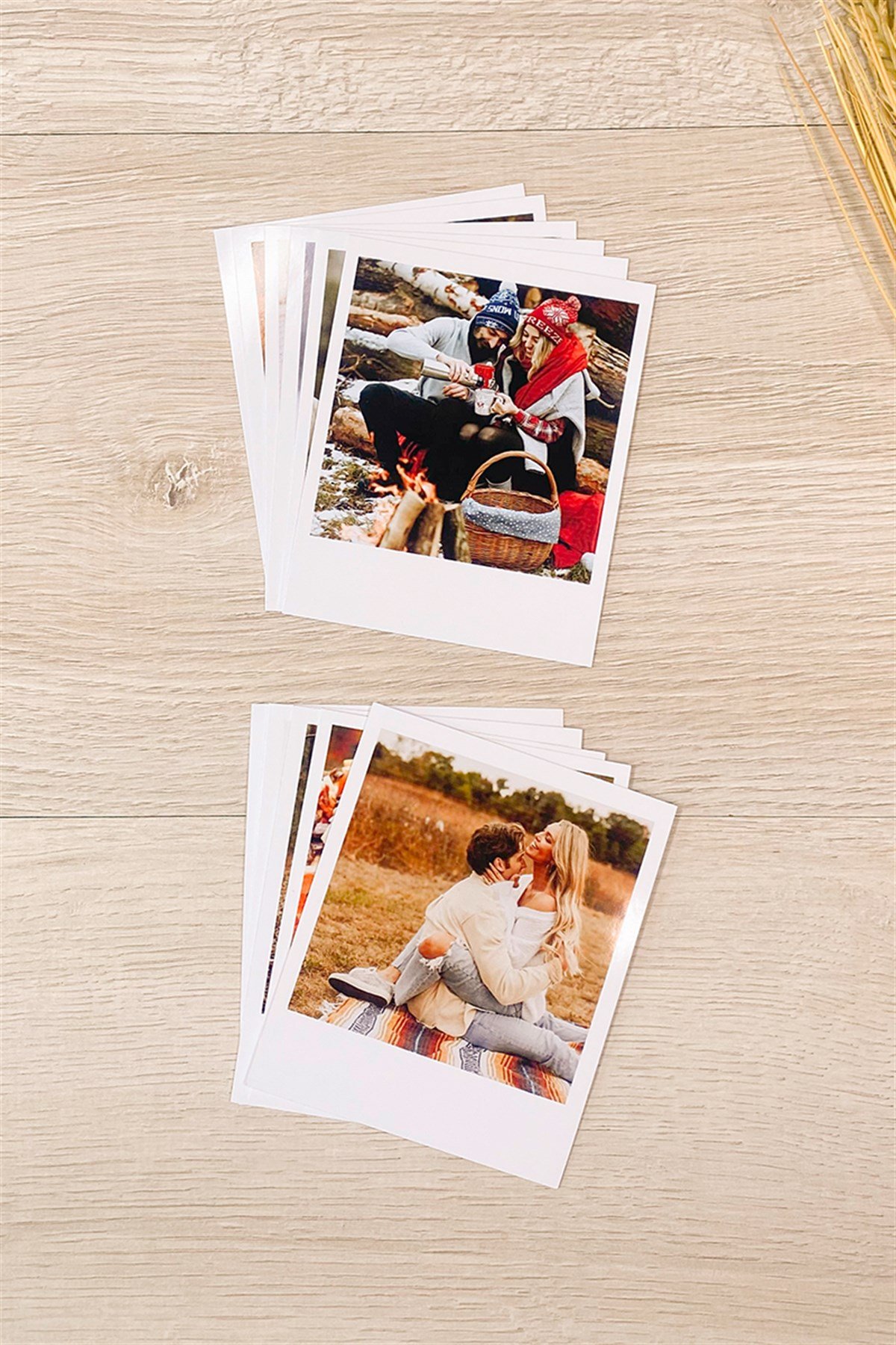 Öğretmene Hediye Ahşap Standlı Polaroid Fotoğraf Seti