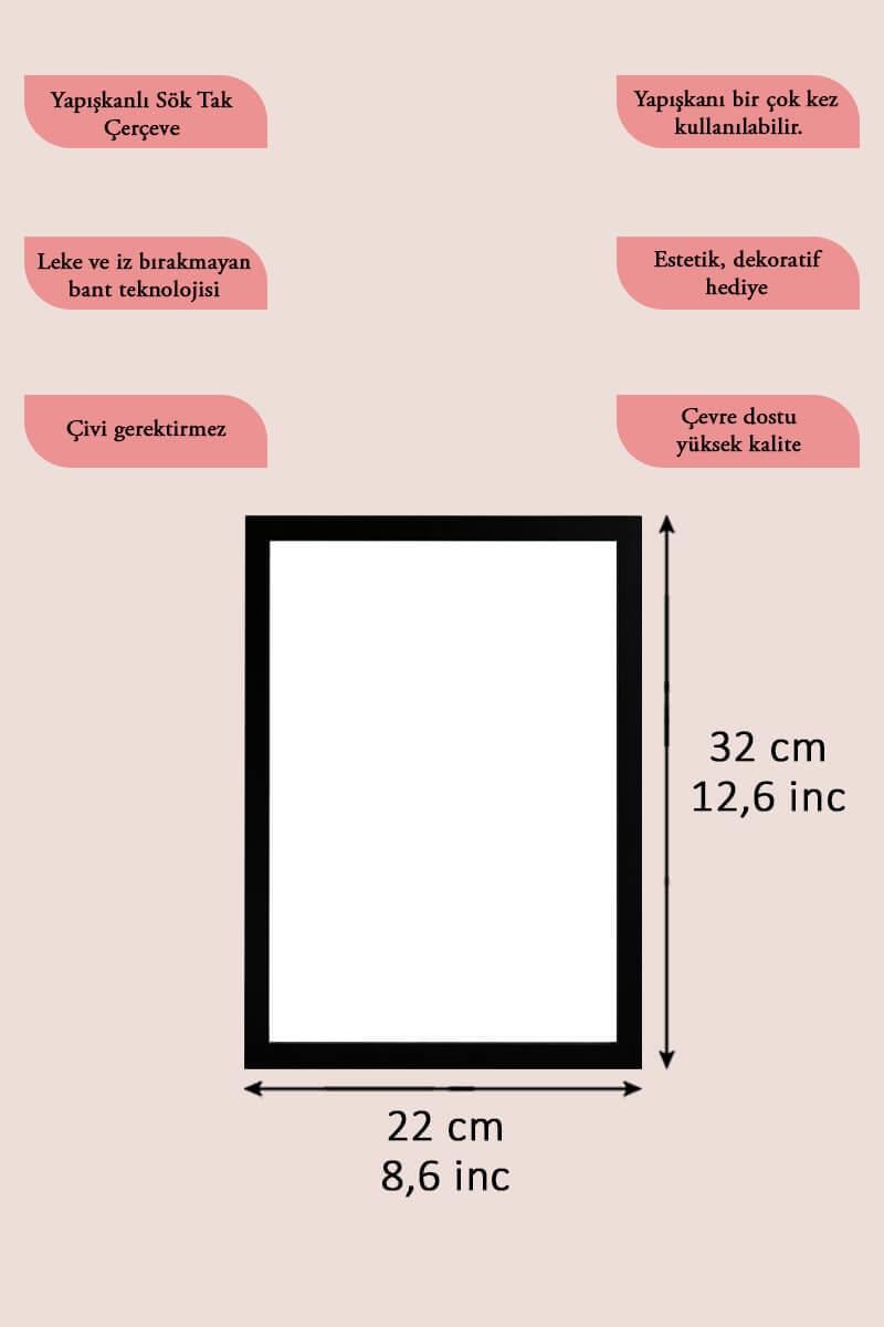 Öğretmenler Günü Hediyesi Öğretmen ve Öğrencileri İsimli Çerçeve