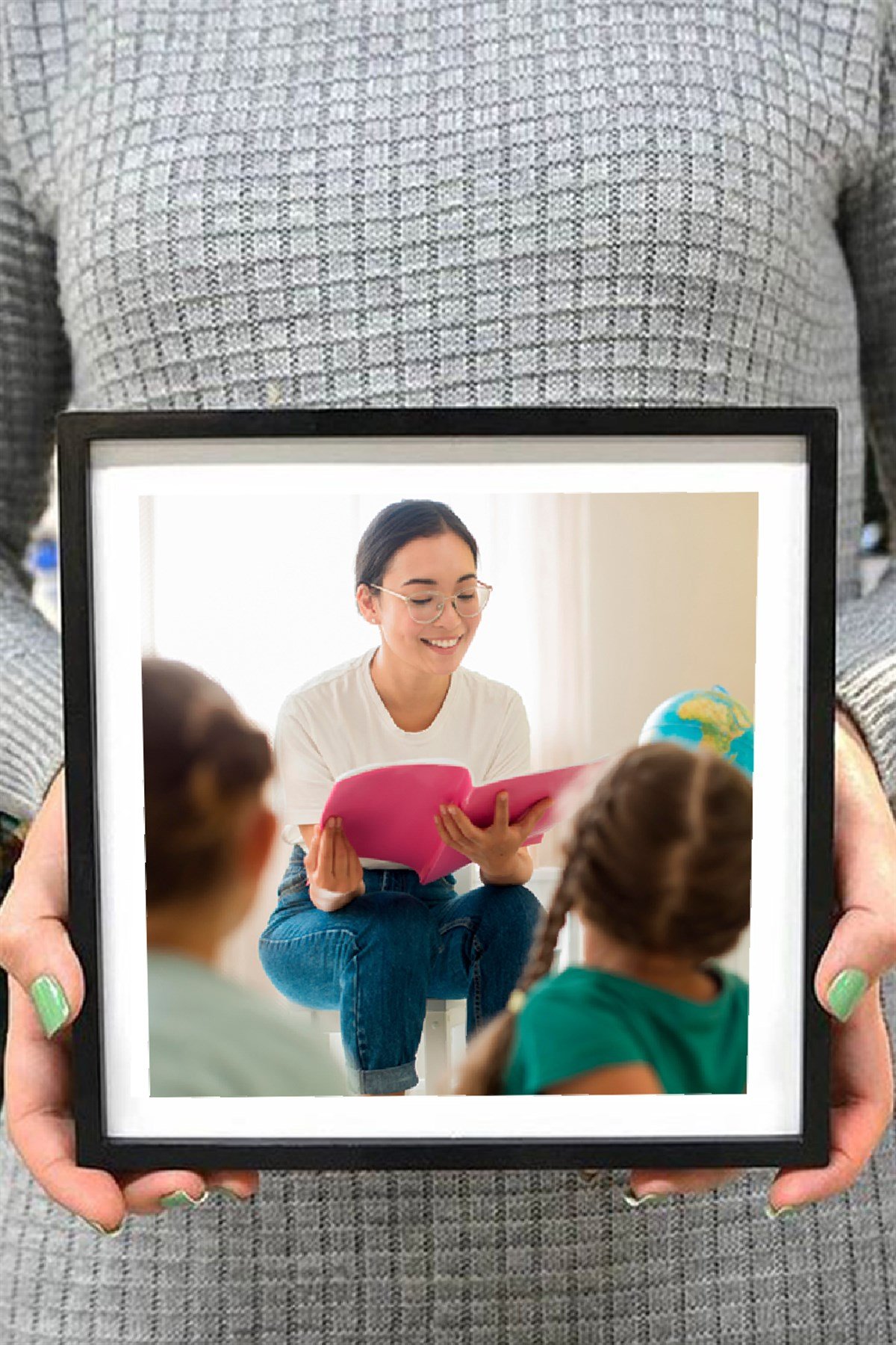 Öğretmenler Günü için Hediye Sök Tak Kare Çerçeve