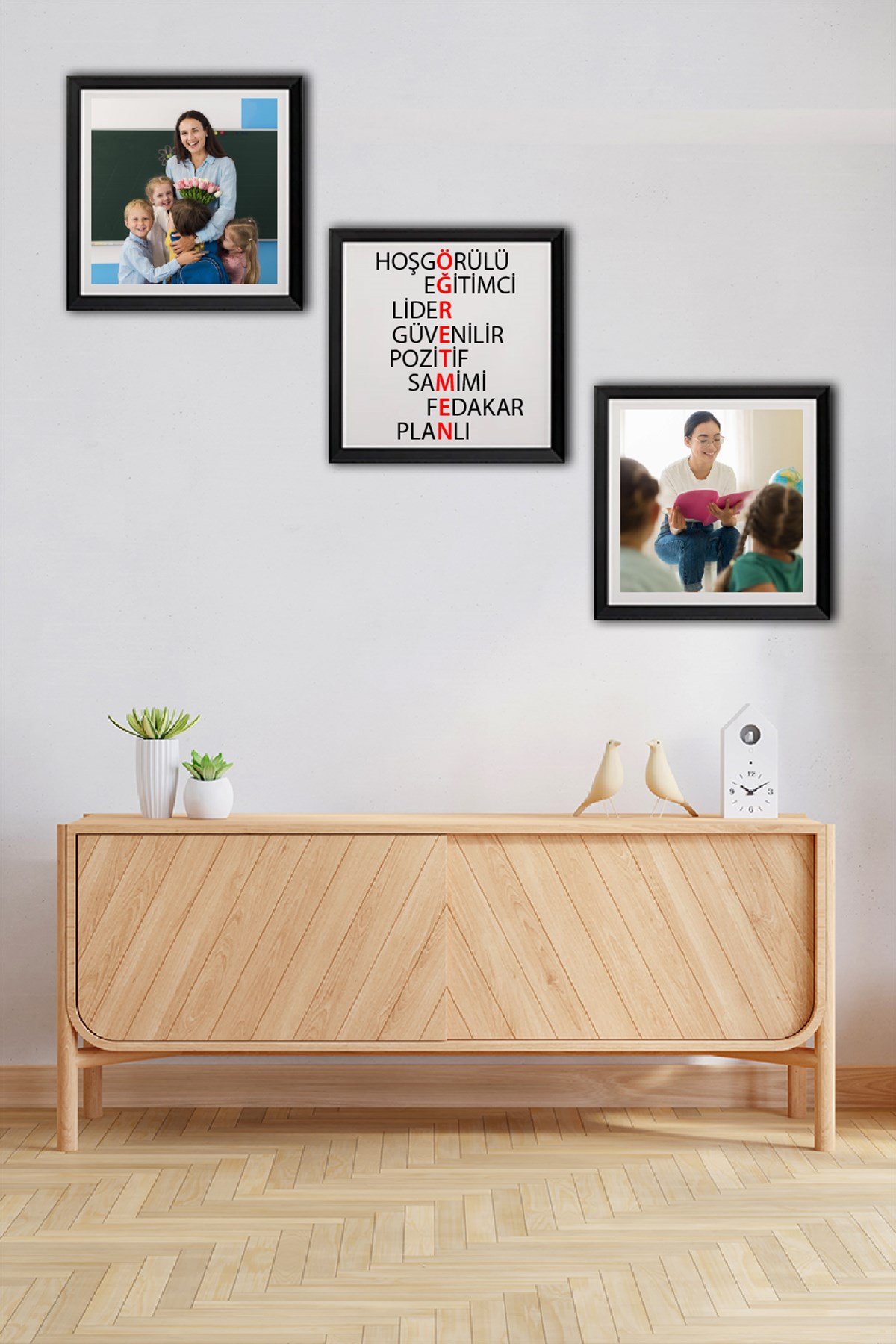 Öğretmenler Günü için Hediye Sök Tak Kare Çerçeve