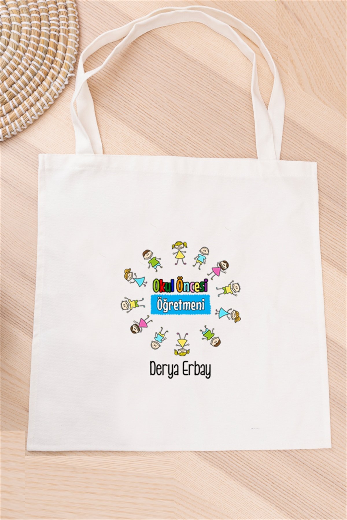 Okul Öncesi Öğretmeni Bez Çanta